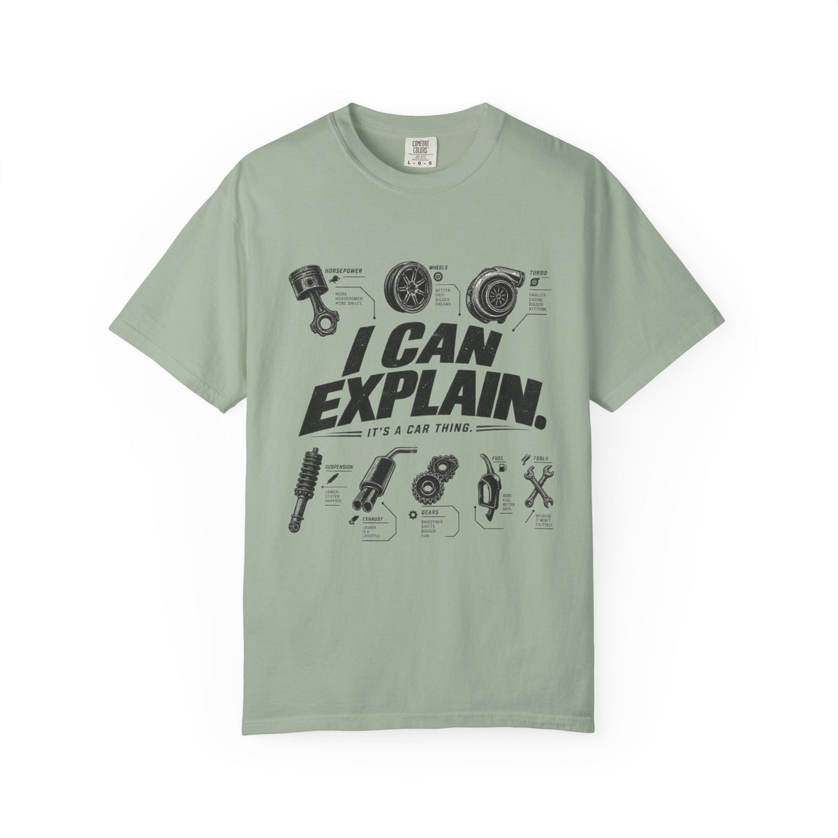 I Can Explain Car Parts T-Shirt - Car life Graphic Funny Tee