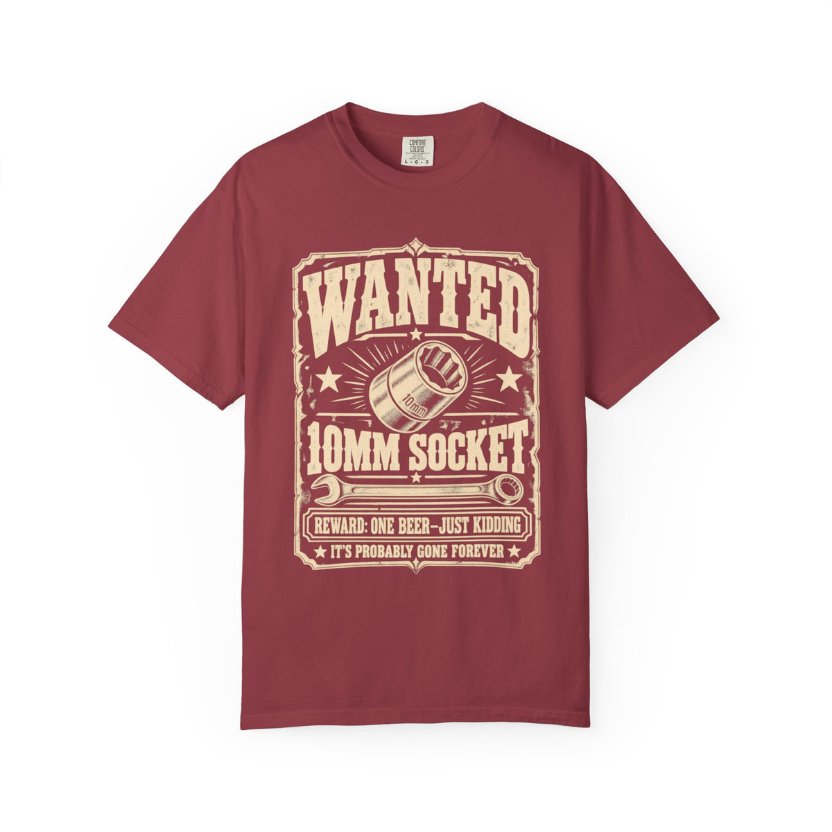Wanted T-Shirt: 10mm Socket - Car Life Graphic Tee