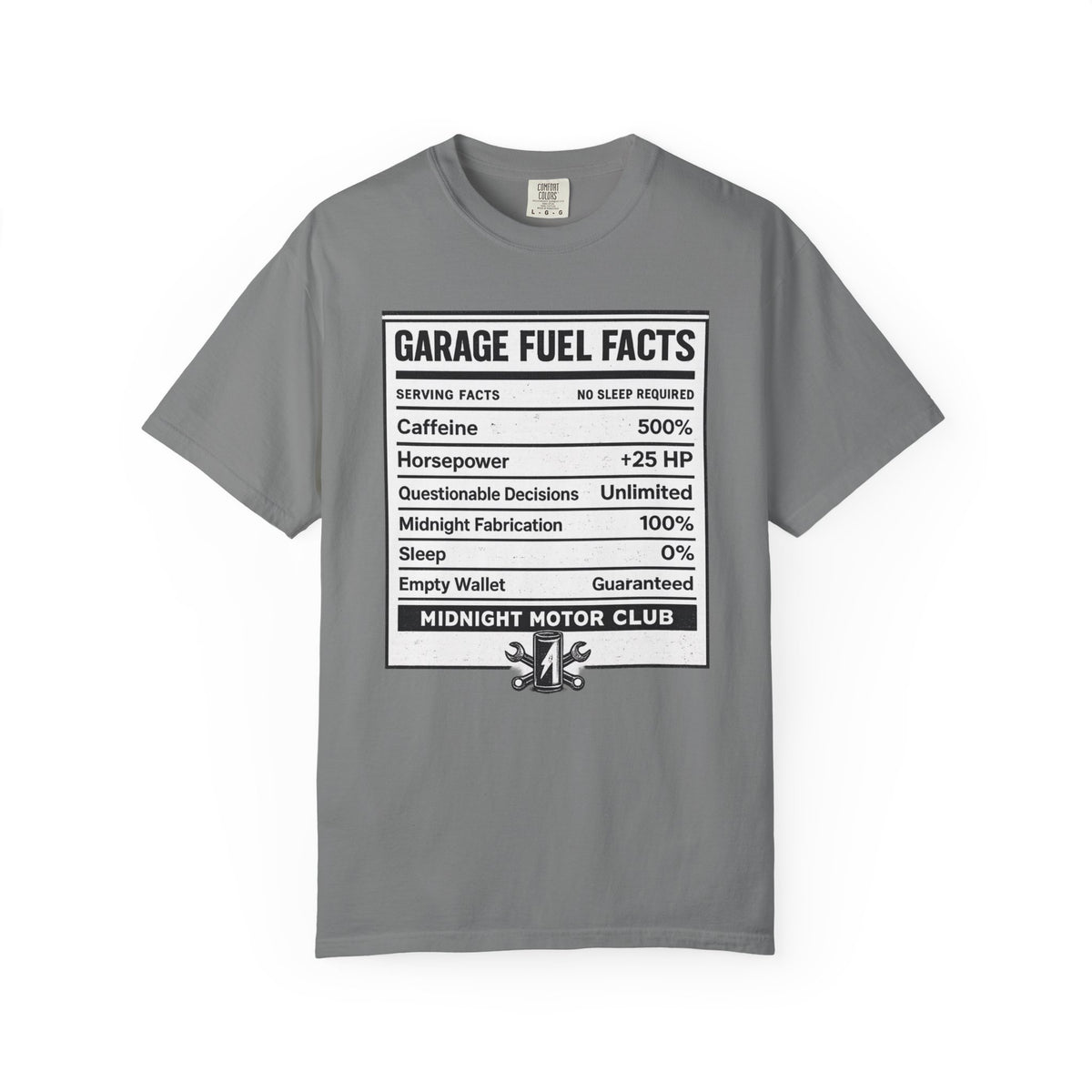 GARAGE-FUELFACTS Tee