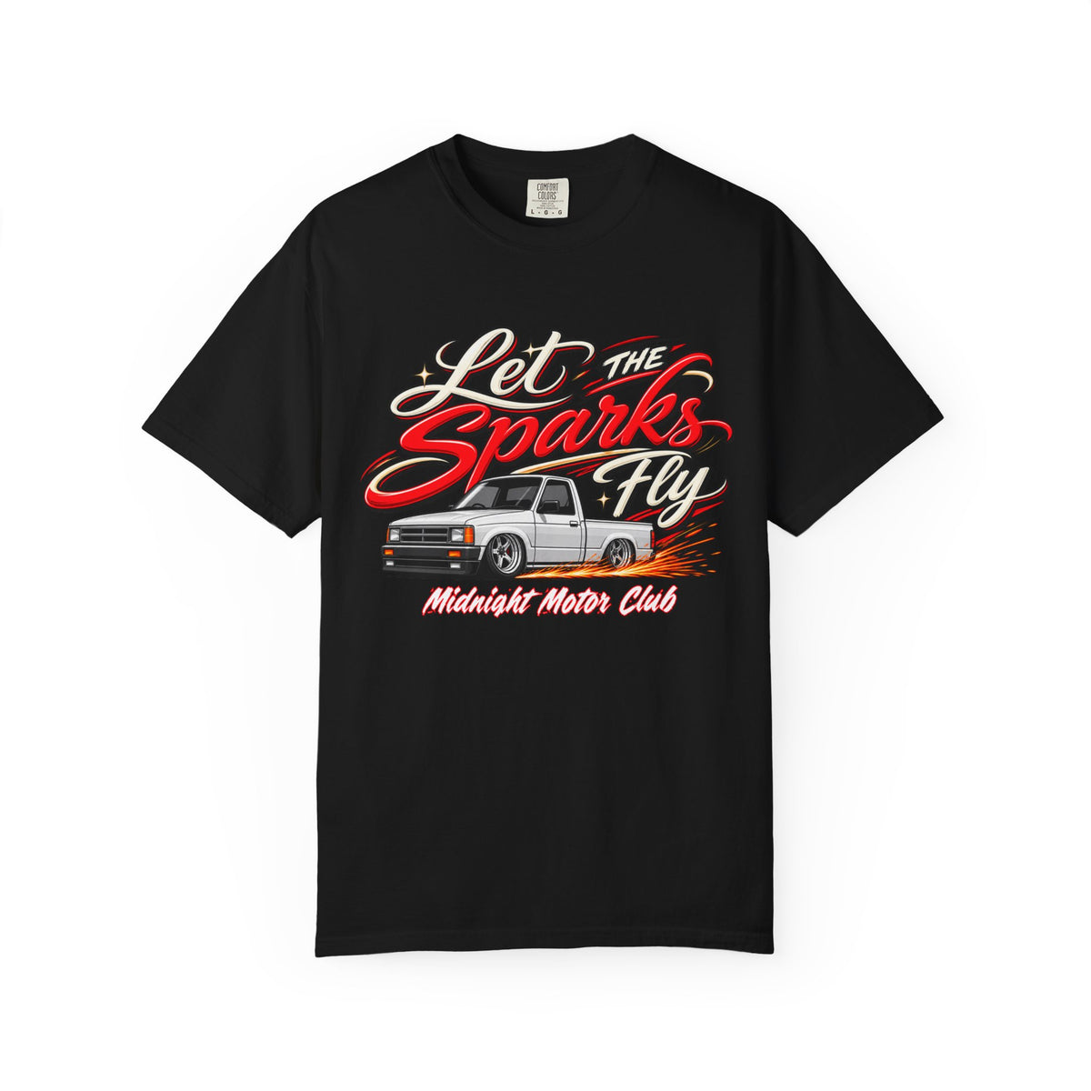 Let the Sparks Fly Truck Graphic T-Shirt —Vintage Streetwear