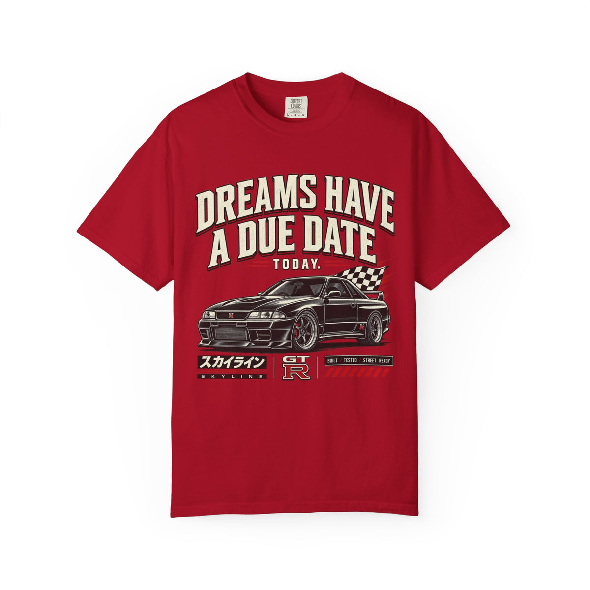 Dreams Have a Due Date - Racing T-Shirt