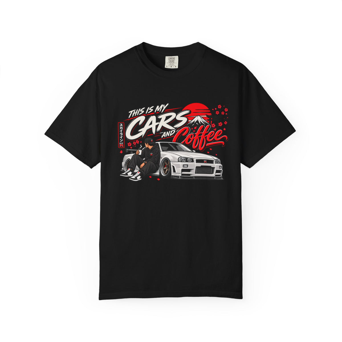 Cars and Coffee Graphic T-Shirt