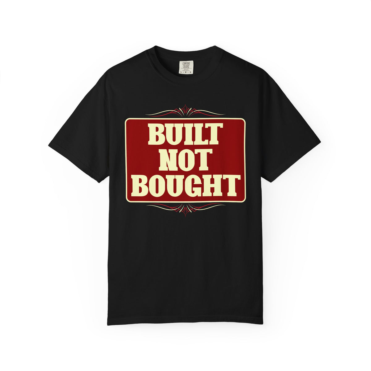 Built Not Bought T-Shirt — Vintage Motorcycle/Car Builder Tee