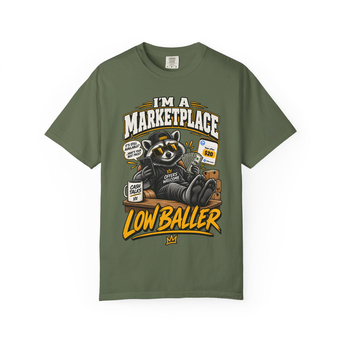 Lowballer Marketplace T-Shirt – "I'm a Marketplace, Lowballer" Graphic Tee