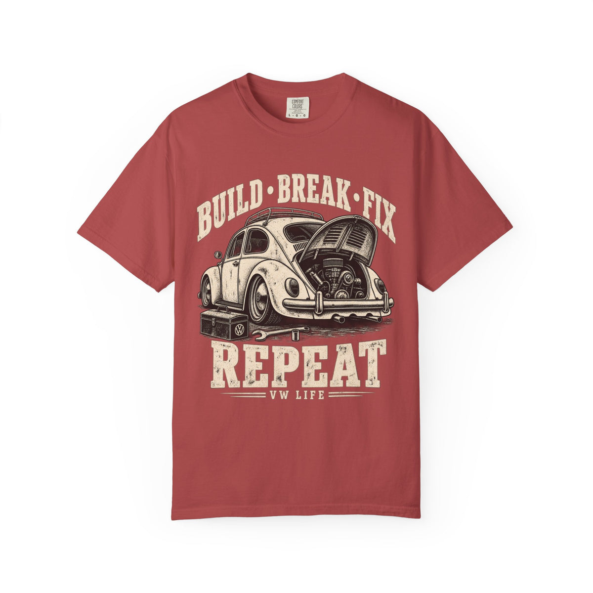 Build Break Fix Vintage Volkswagen Beetle T-Shirt