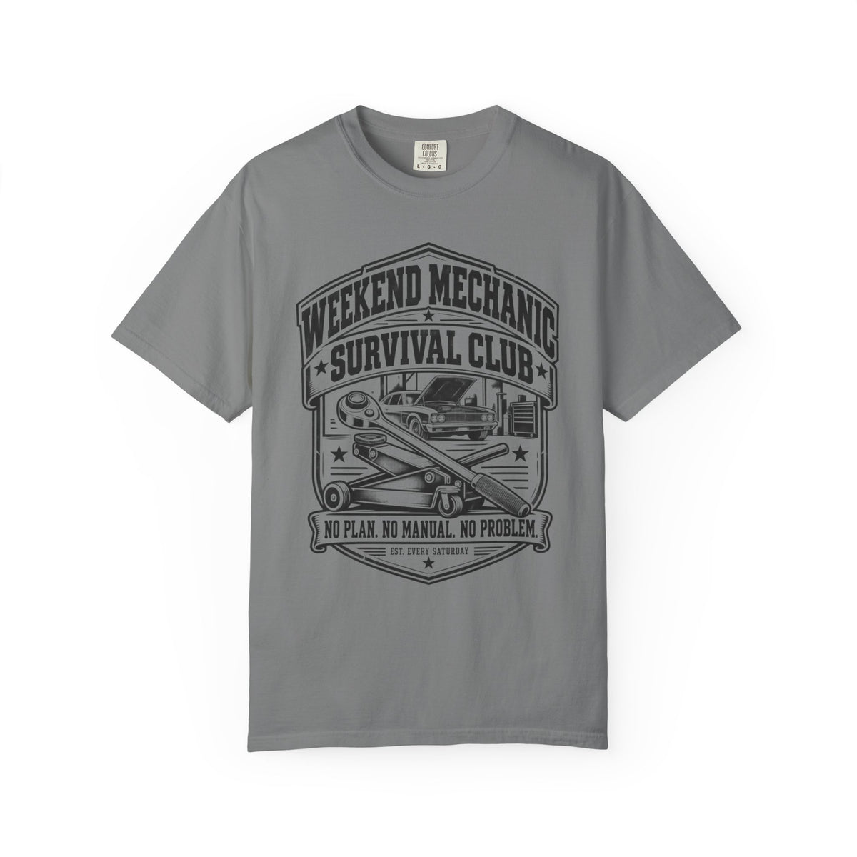 Weekend Mechanic Survival Club Car Culture T-Shirt