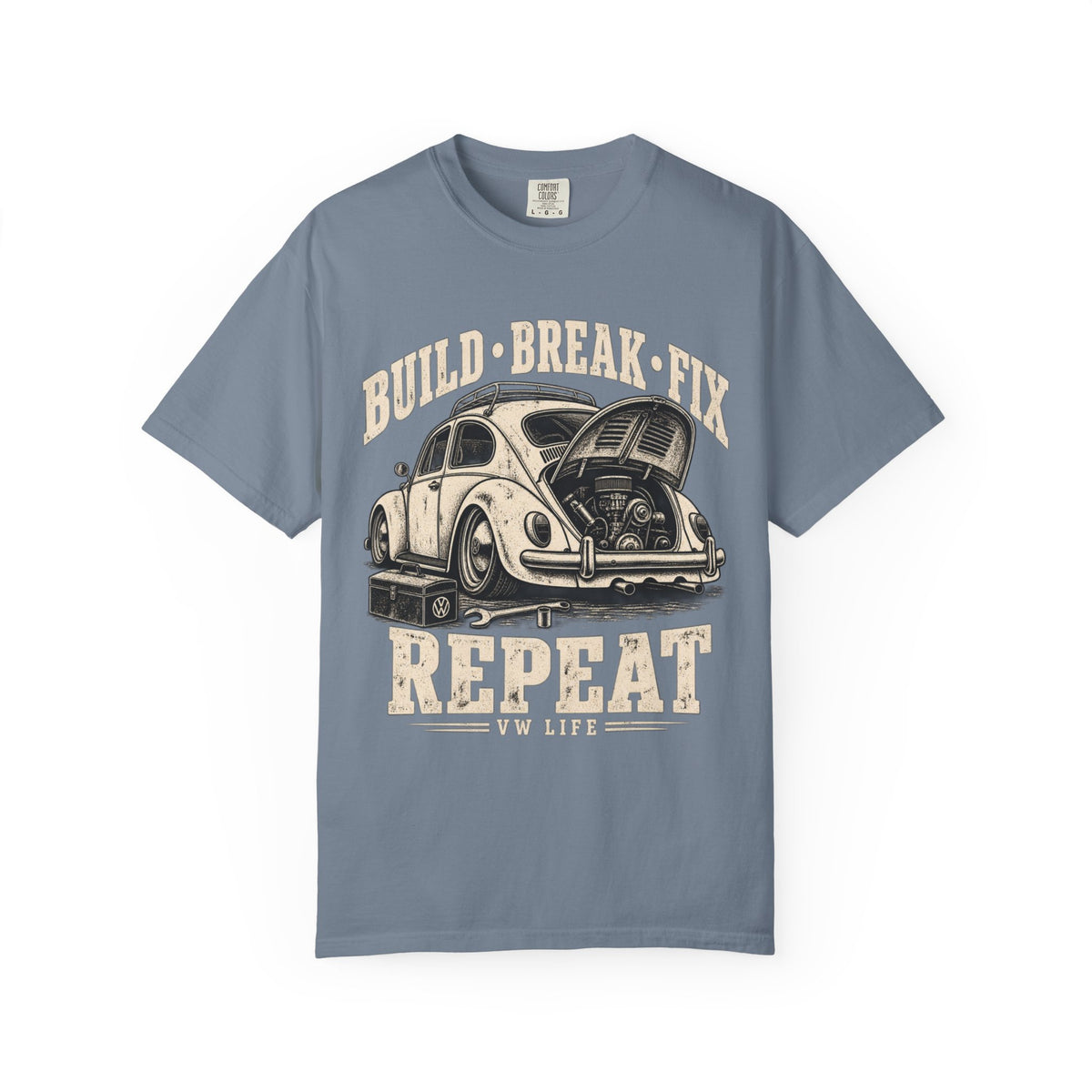 Build Break Fix Vintage Volkswagen Beetle T-Shirt