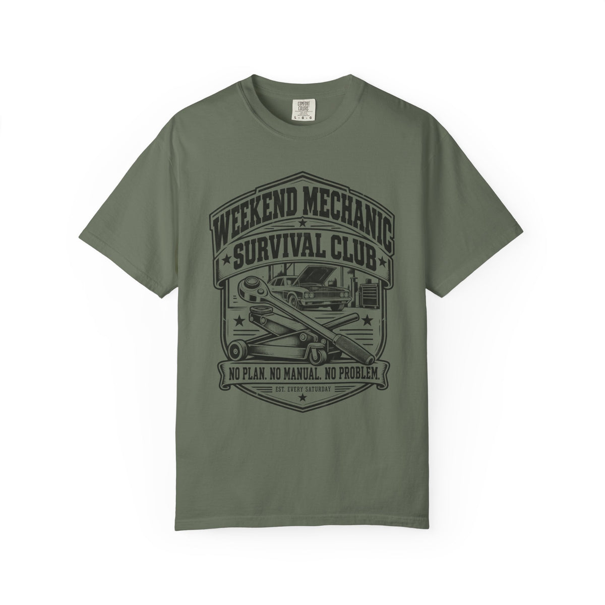 Weekend Mechanic Survival Club Car Culture T-Shirt