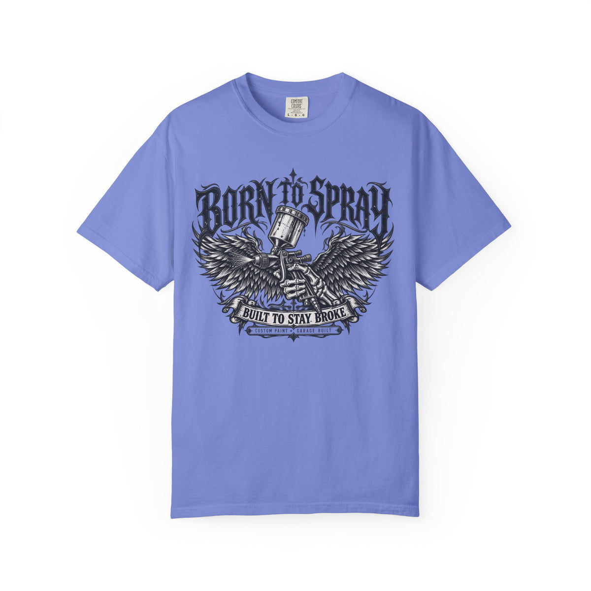 'Born to Spray' painters Car Builders Graphic T-Shirt