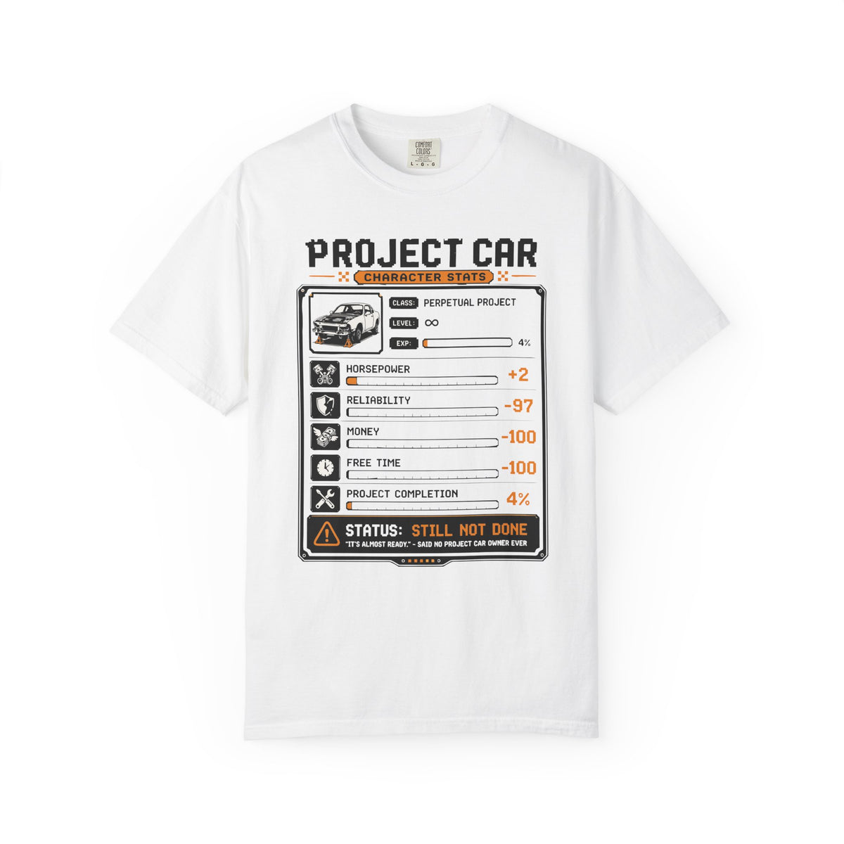 Project car status - Funny Tee