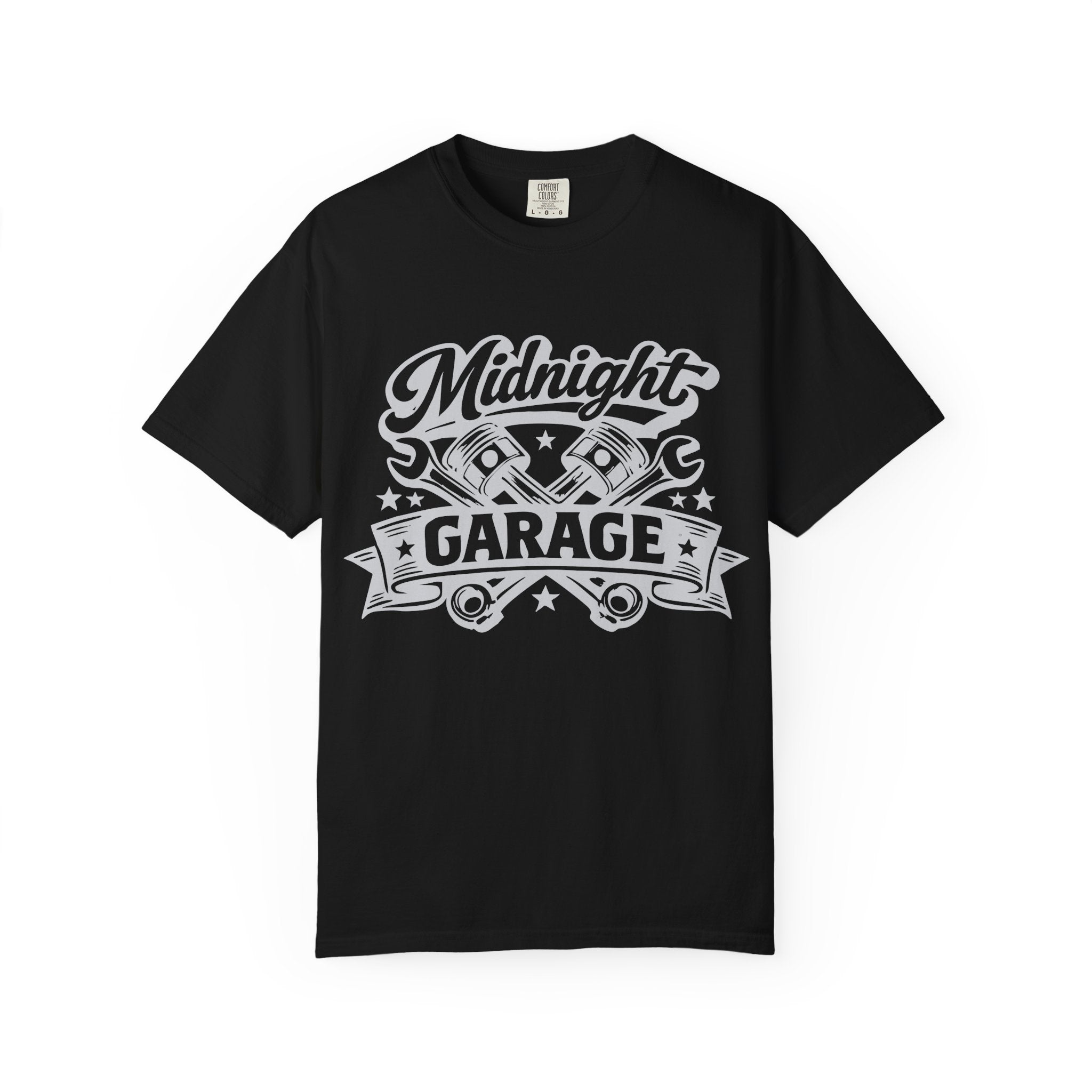Midnight Garage T-Shirt – Vintage Mechanic Shirt