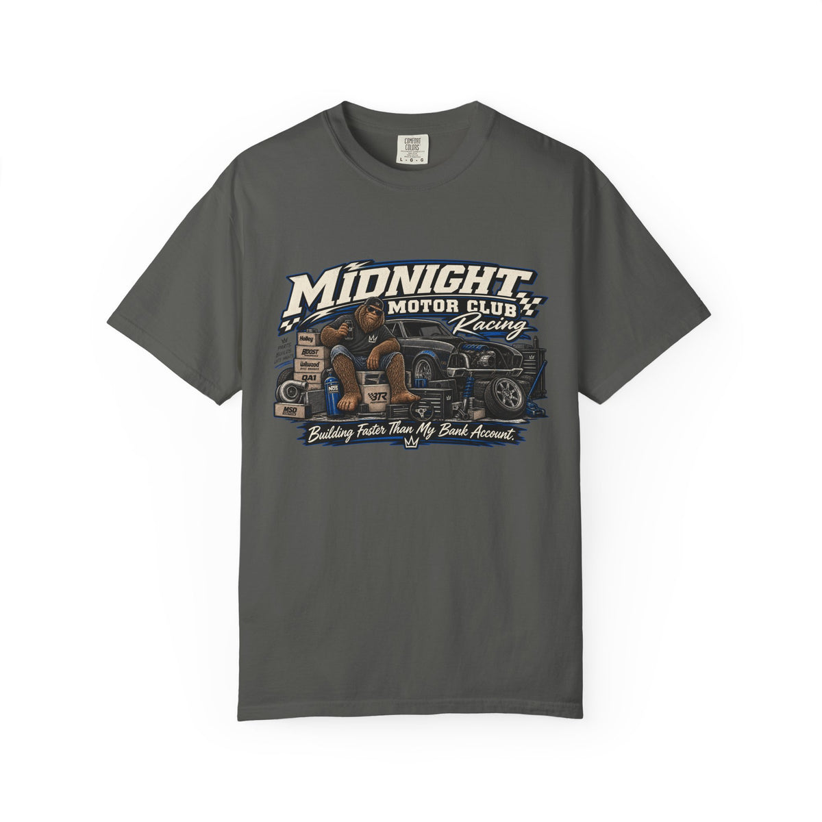 Midnight Motor Club Racing T-Shirt — Vintage Classic Car Graphic Tee