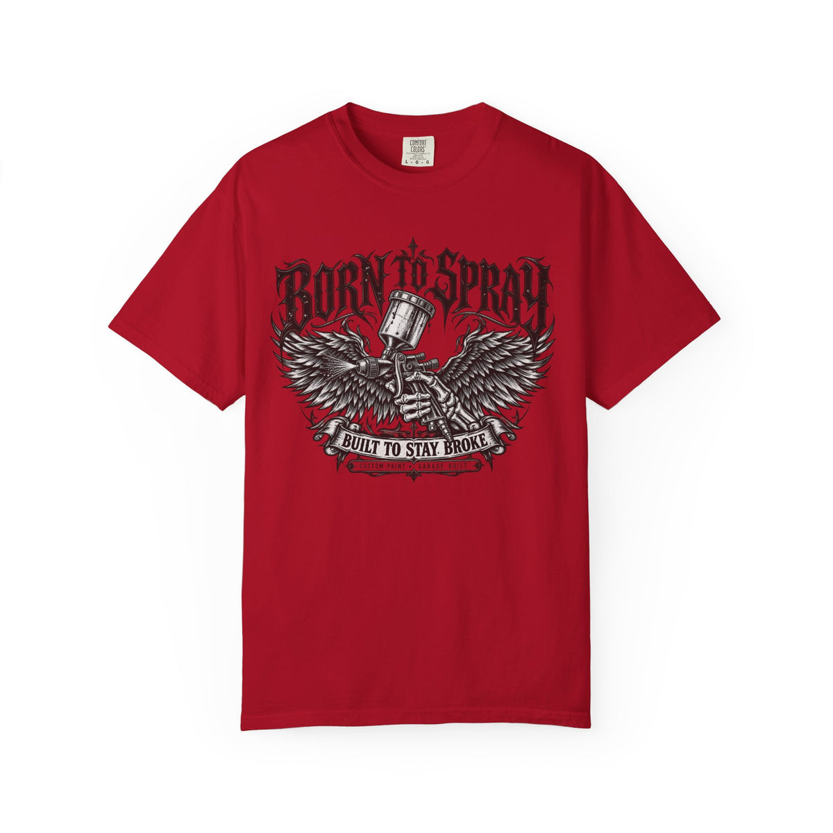 'Born to Spray' painters Car Builders Graphic T-Shirt