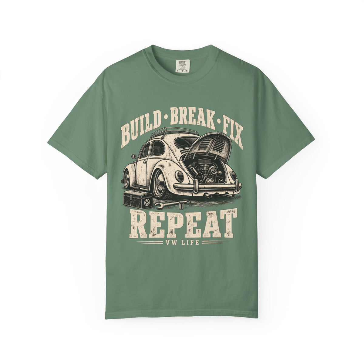 Build Break Fix Vintage Volkswagen Beetle T-Shirt