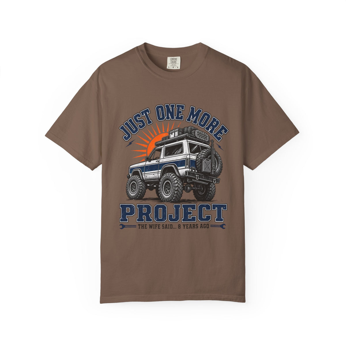 "Just One More Project" Off-Road Truck Graphic Tee