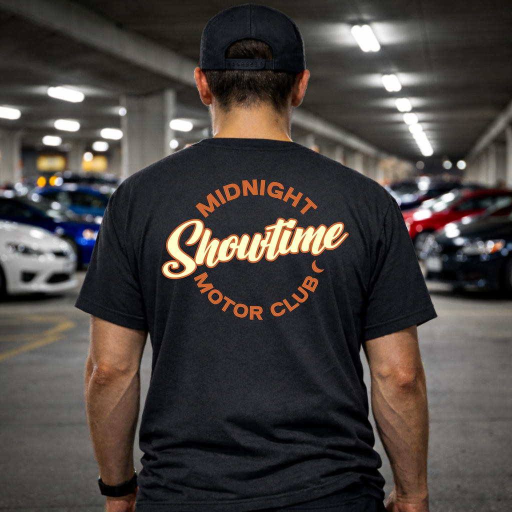 Midnight Motor Club exclusive "Showtime" tee Unisex Garment-Dyed T-shirt Soft but tough and built for use