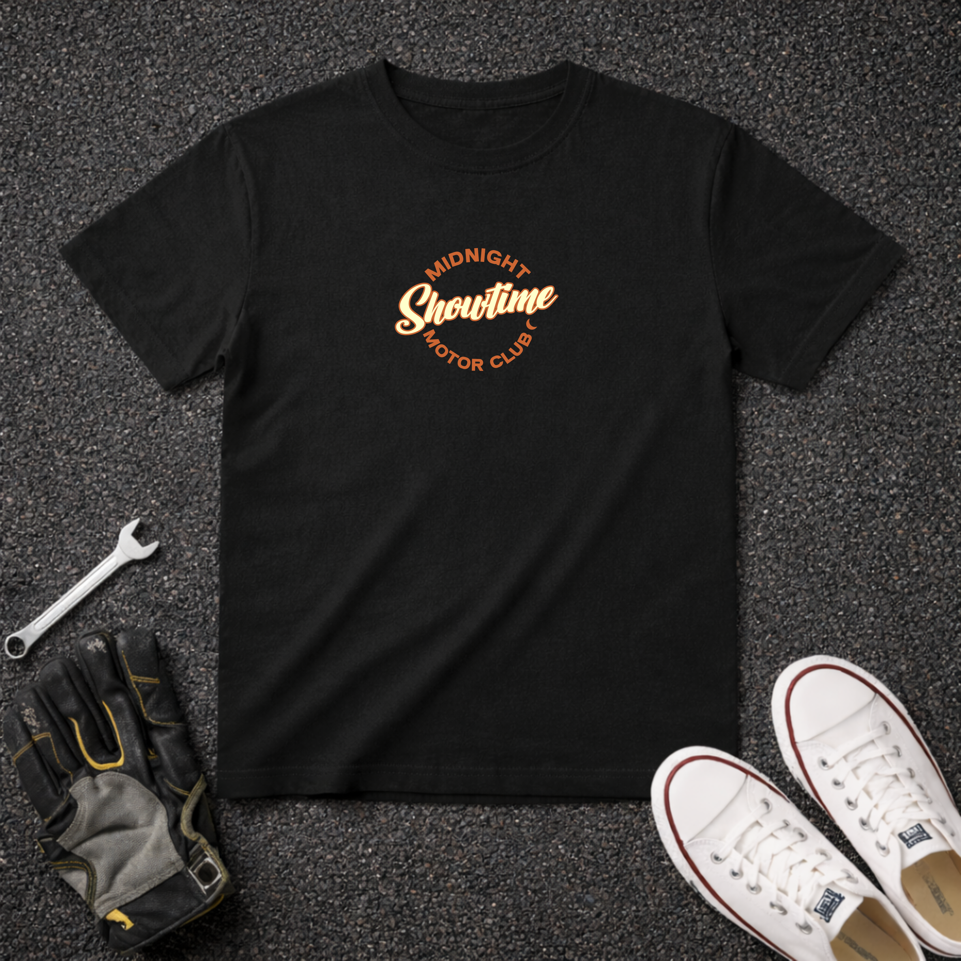 Midnight Motor Club exclusive "Showtime" tee Unisex Garment-Dyed T-shirt Soft but tough and built for use