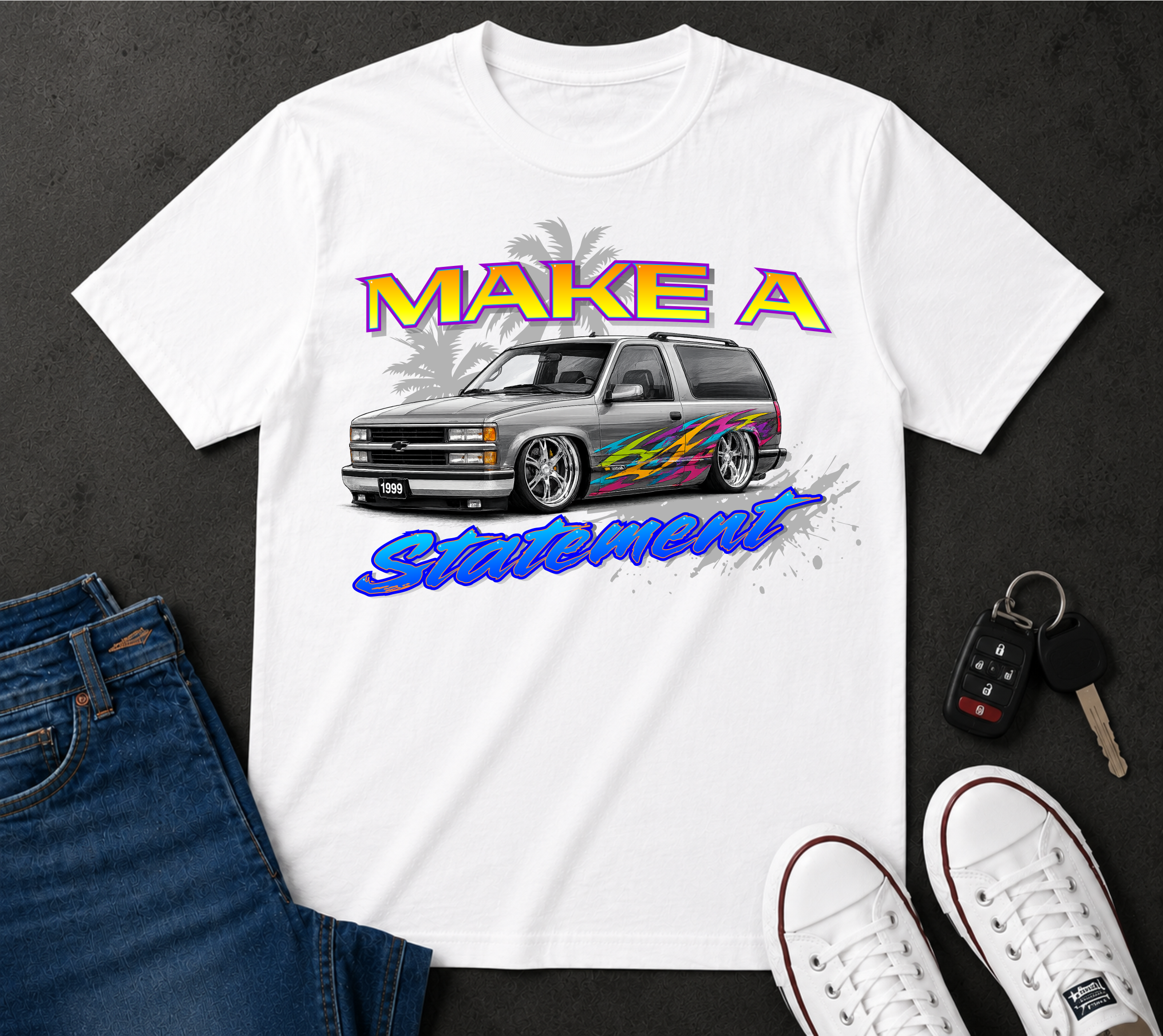 Make A Statement T-Shirt — Vintage SUV Graphic Tee