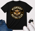 Midnight Motor Club-Owl Mascot Circle Graphic Tee