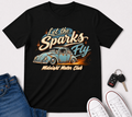 Let the Sparks Fly Vintage Beetle T-Shirt