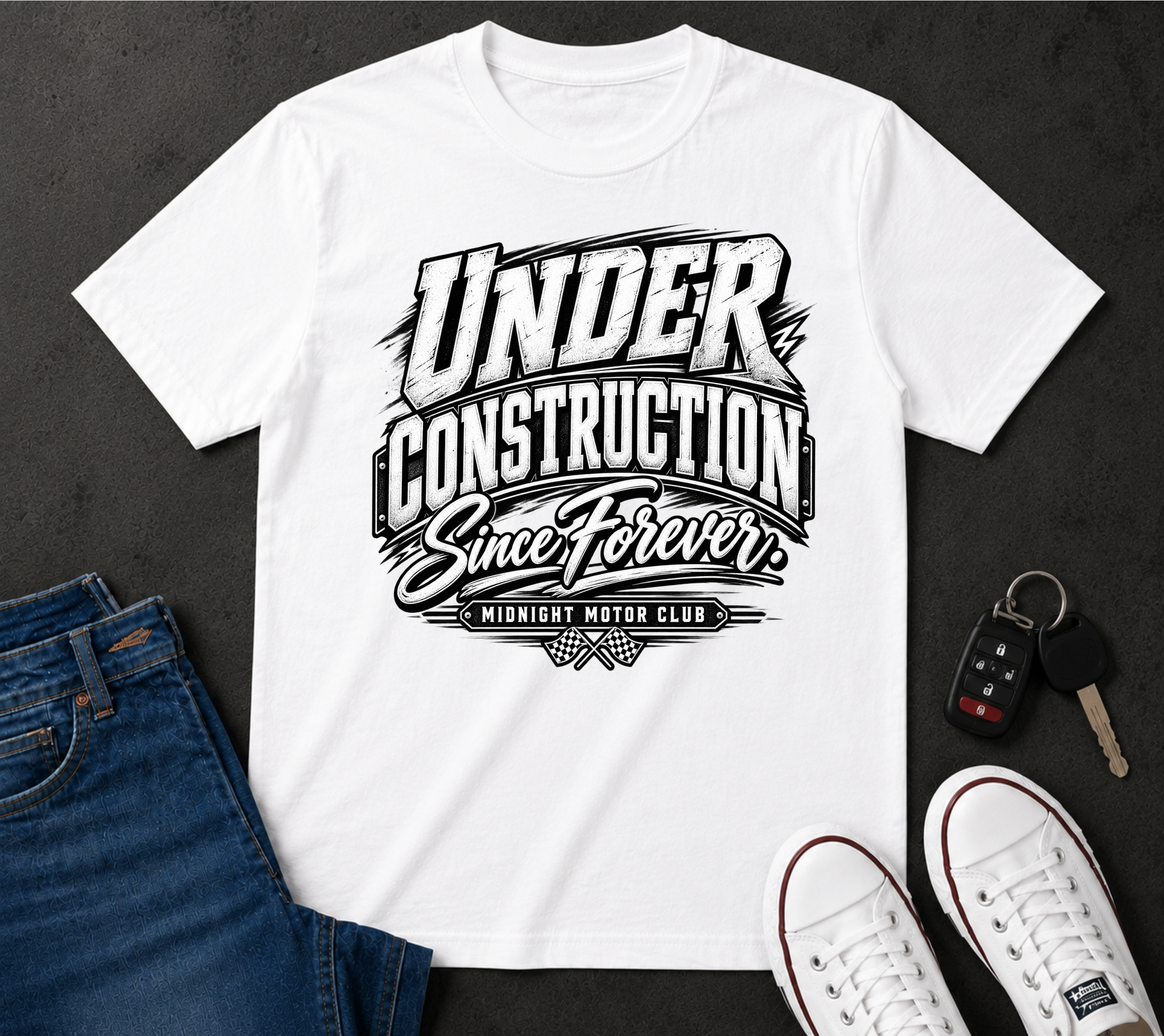 Under Construction Tee — Vintage 'Under Construction Since Forever' Graphic T-Shirt
