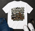 Midnight Motor Club T-Shirt — Vintage Truck & Bigfoot Graphic