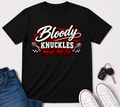 Bloody Knuckles T-Shirt — Retro Racing 'Midnight Motor Club' Graphic Tee