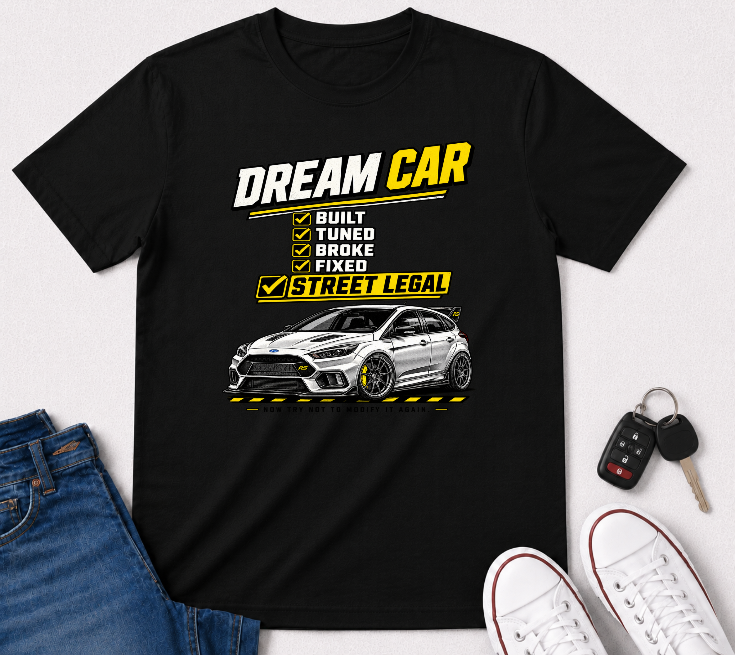 Dream Car T-Shirt — Street Legal Tuned Car Graphic Tee