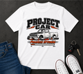 Project Car Graphic T-Shirt — "Progress Optional" Vintage Truck Tee