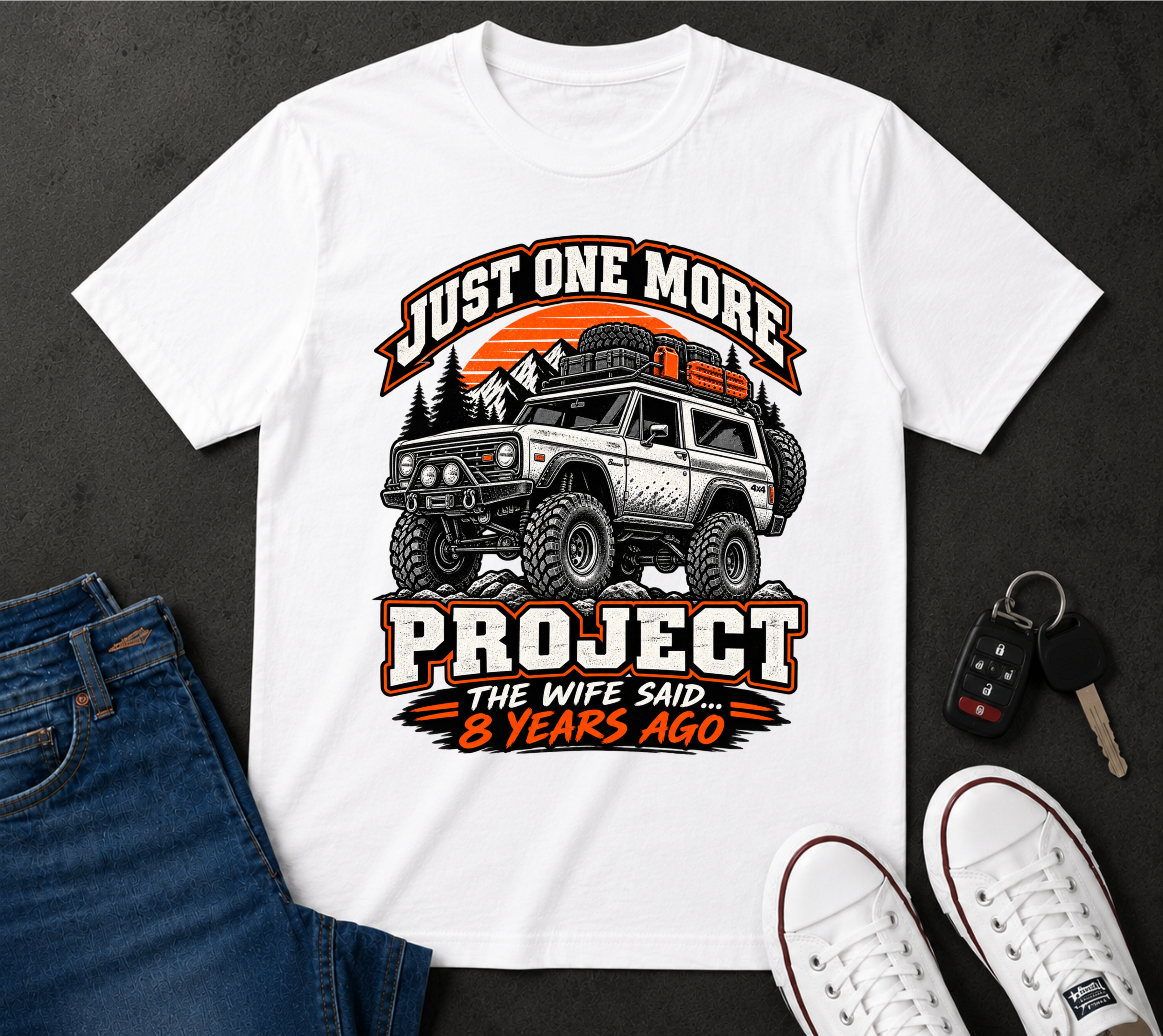 Project Jeep T-Shirt — "Just One More Project" Off‑Road Enthusiast Tee