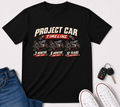 T-Shirt — "Project Car Timeline" Vintage Mechanic Tee