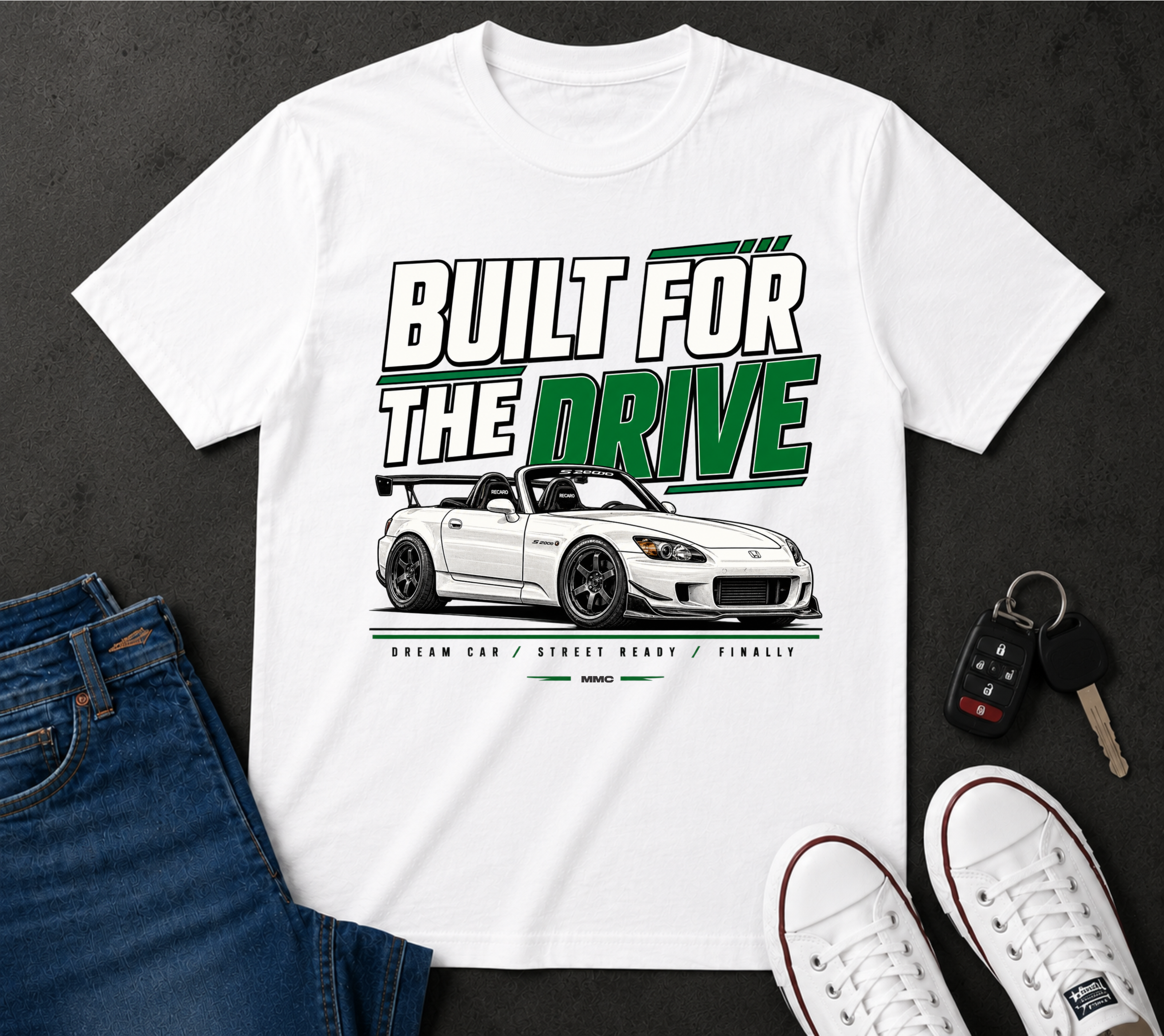 Built For The Drive Car Tee — Racing Graphic T-Shirt