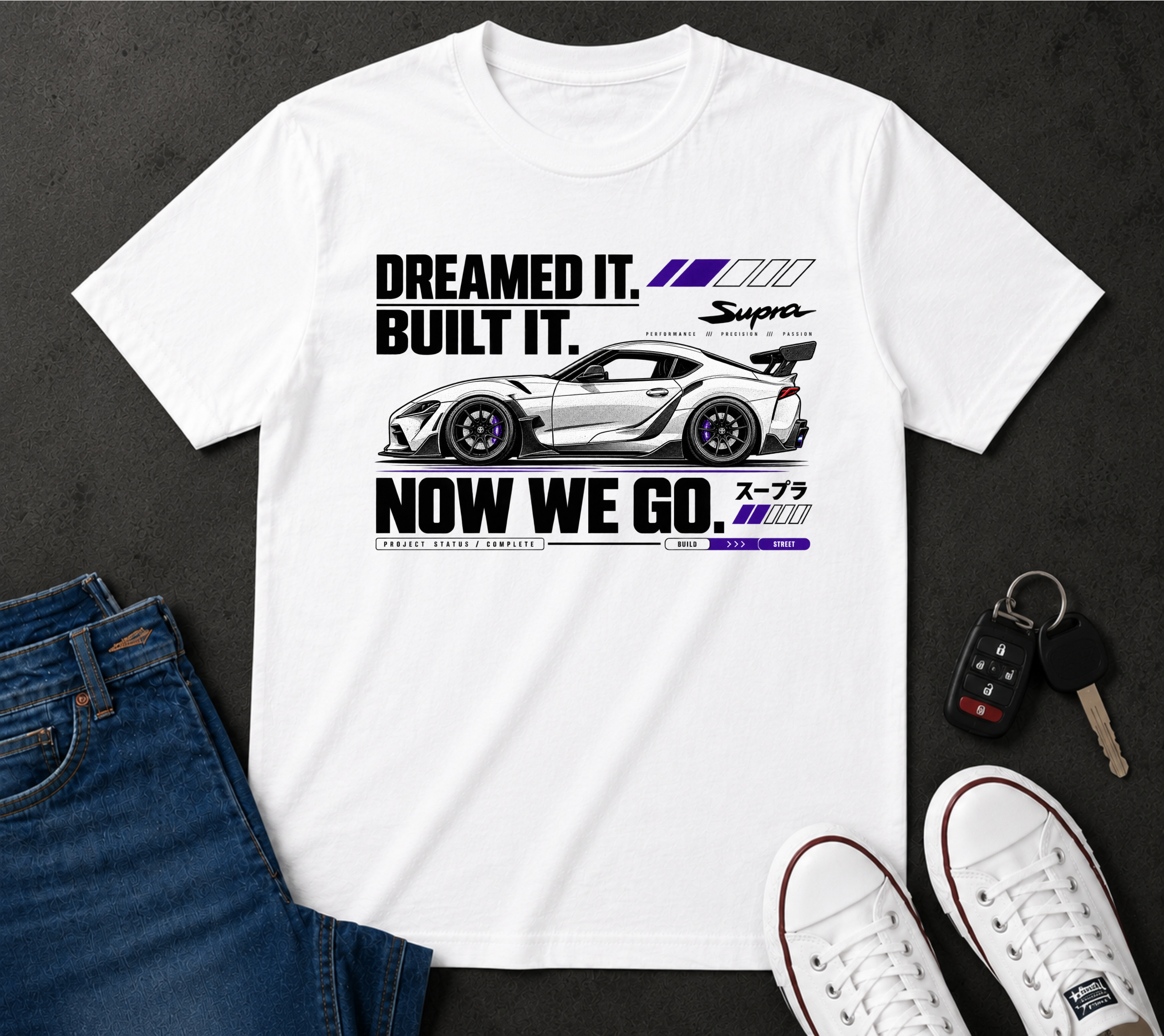 Supra "Dreamed It. Built It. Now We Go." Graphic T-Shirt