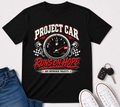 Project Car Runs on Hope T-Shirt — Funny Gearhead Tee for DIY Car Lovers