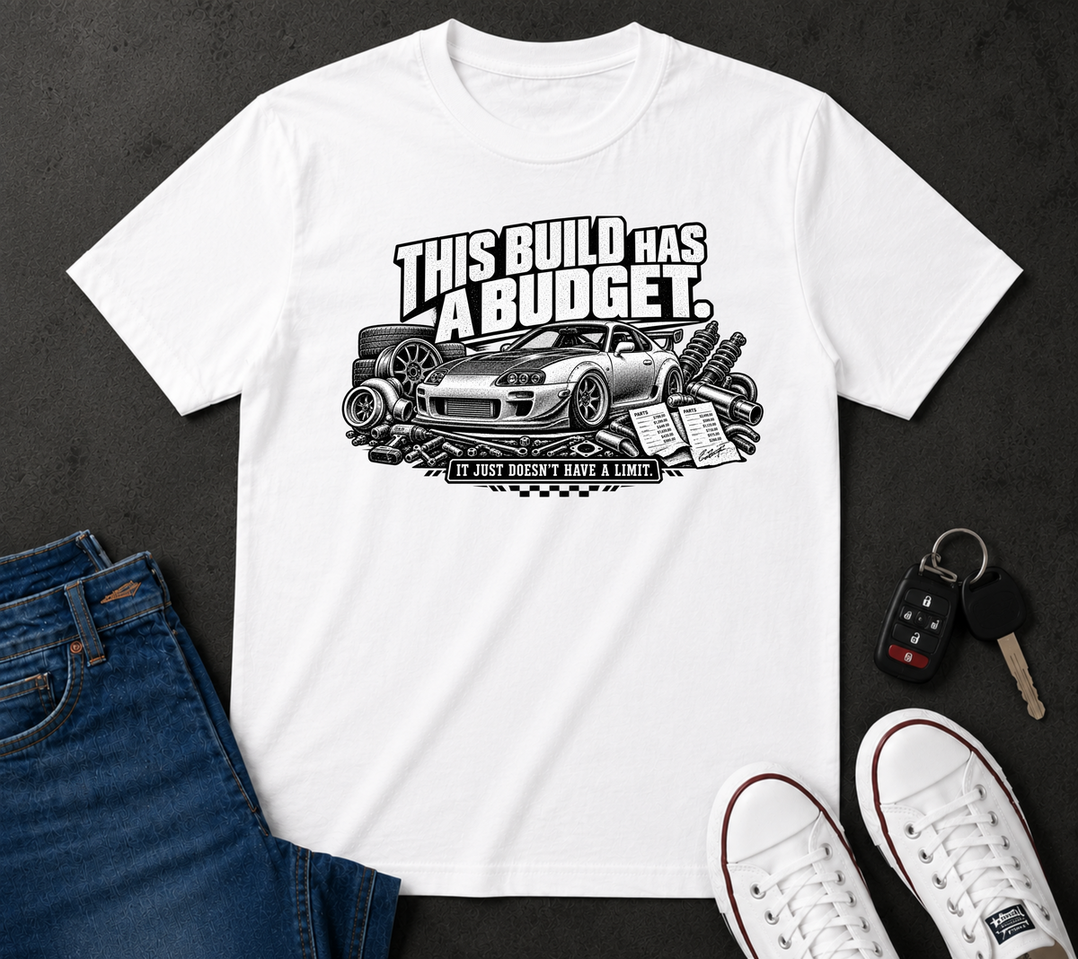 "This Build has a Budget" Car Culture Tee