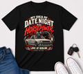 'Date Night Has Horsepower Tee' — Car Life Graphic T-Shirt