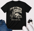"I've Got a Thing for Curves" Vintage Car Culture Graphic Tee