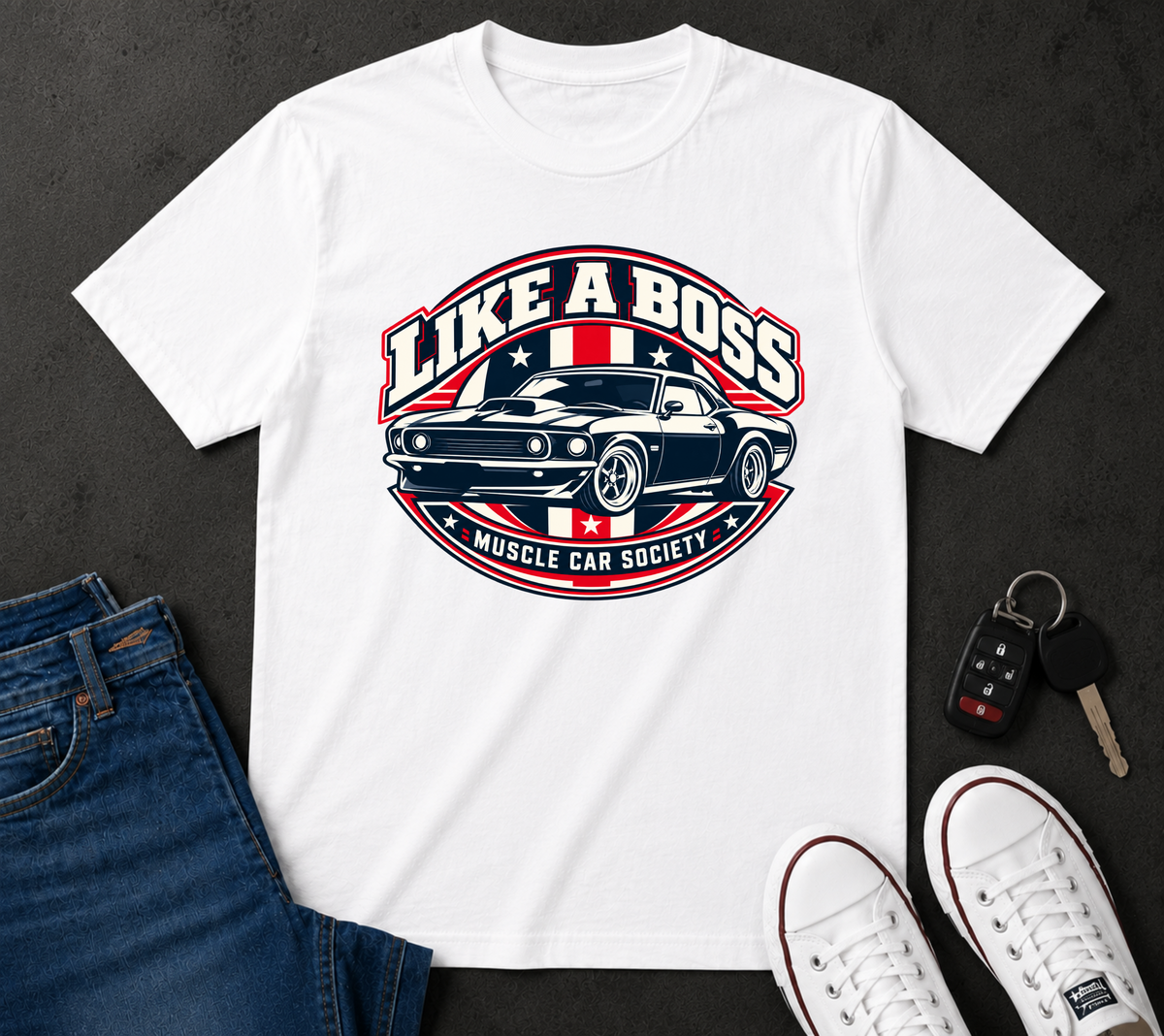 Like a Boss Muscle Car Society T-Shirt