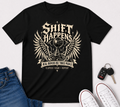 Shift Happens Real Drivers Use Three Pedals Graphic T-Shirt