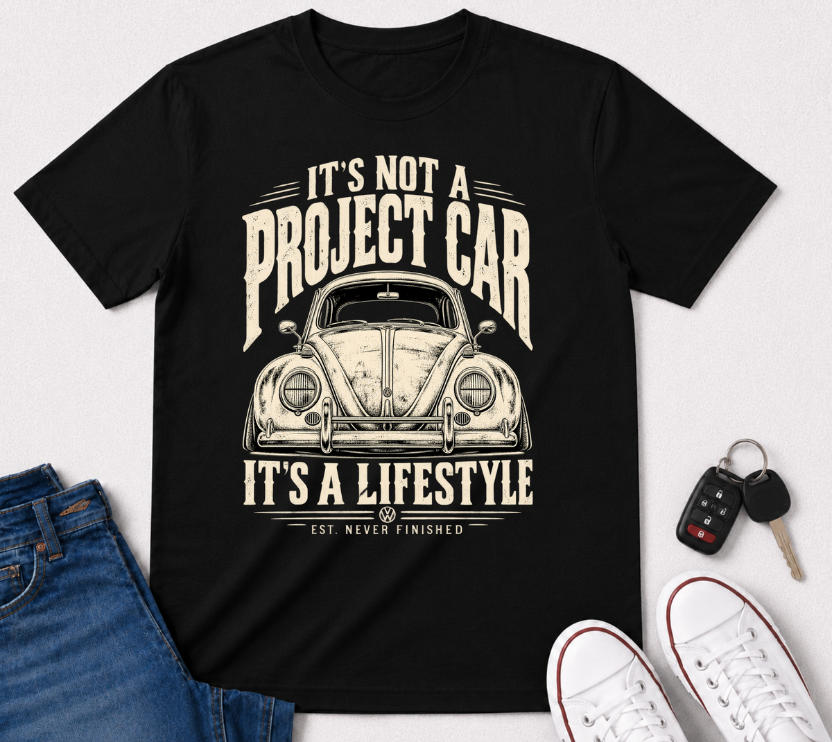 It’s Not a Project Car, It’s a Lifestyle Vintage Car T-Shirt