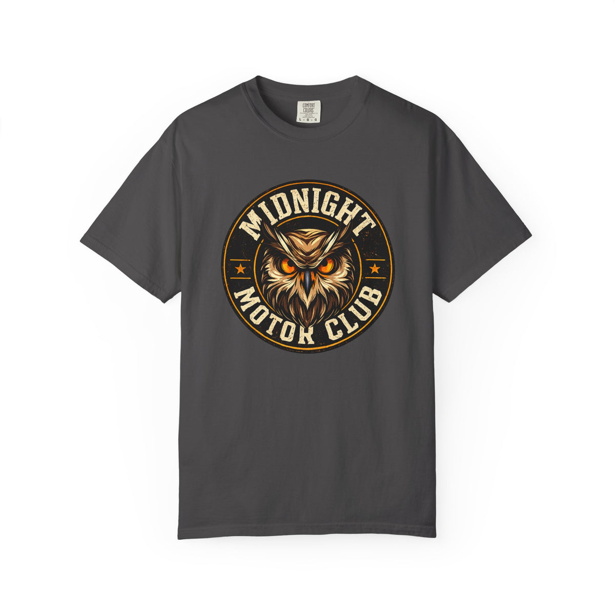 Midnight Motor Club-Owl Mascot Circle Graphic Tee