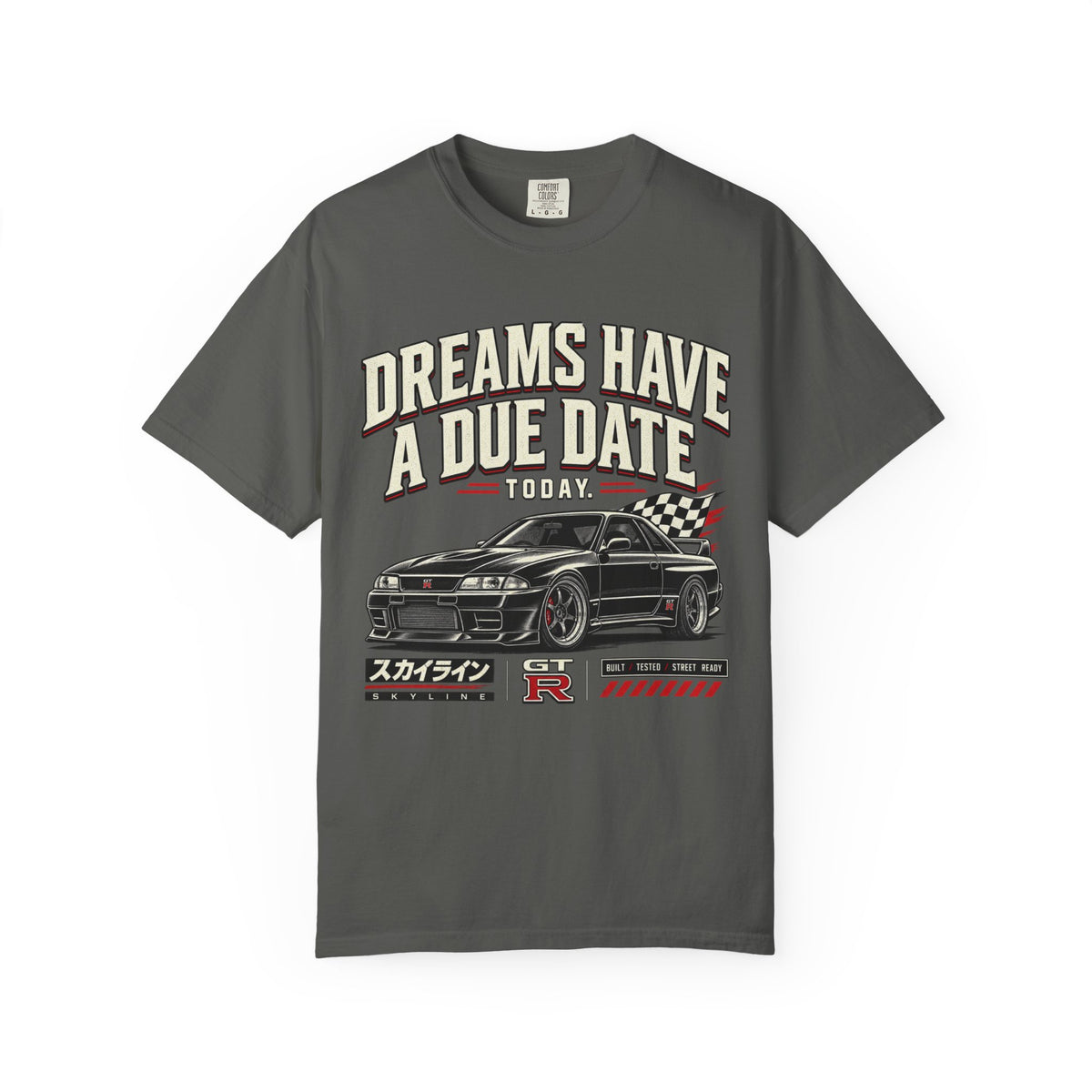 Dreams Have a Due Date - Racing T-Shirt