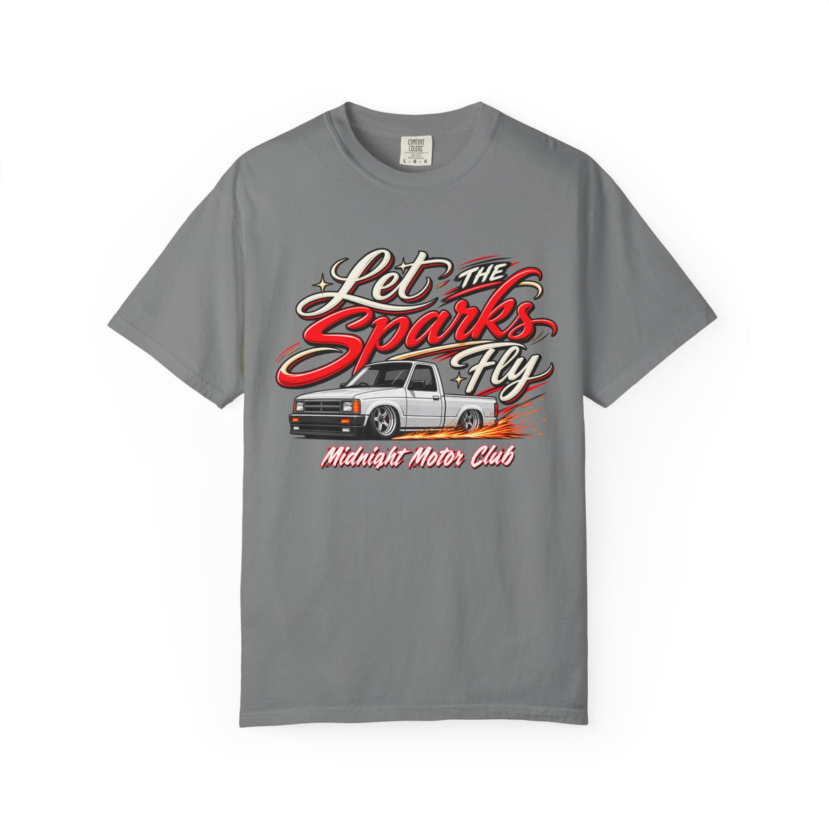 Let the Sparks Fly Truck Graphic T-Shirt —Vintage Streetwear
