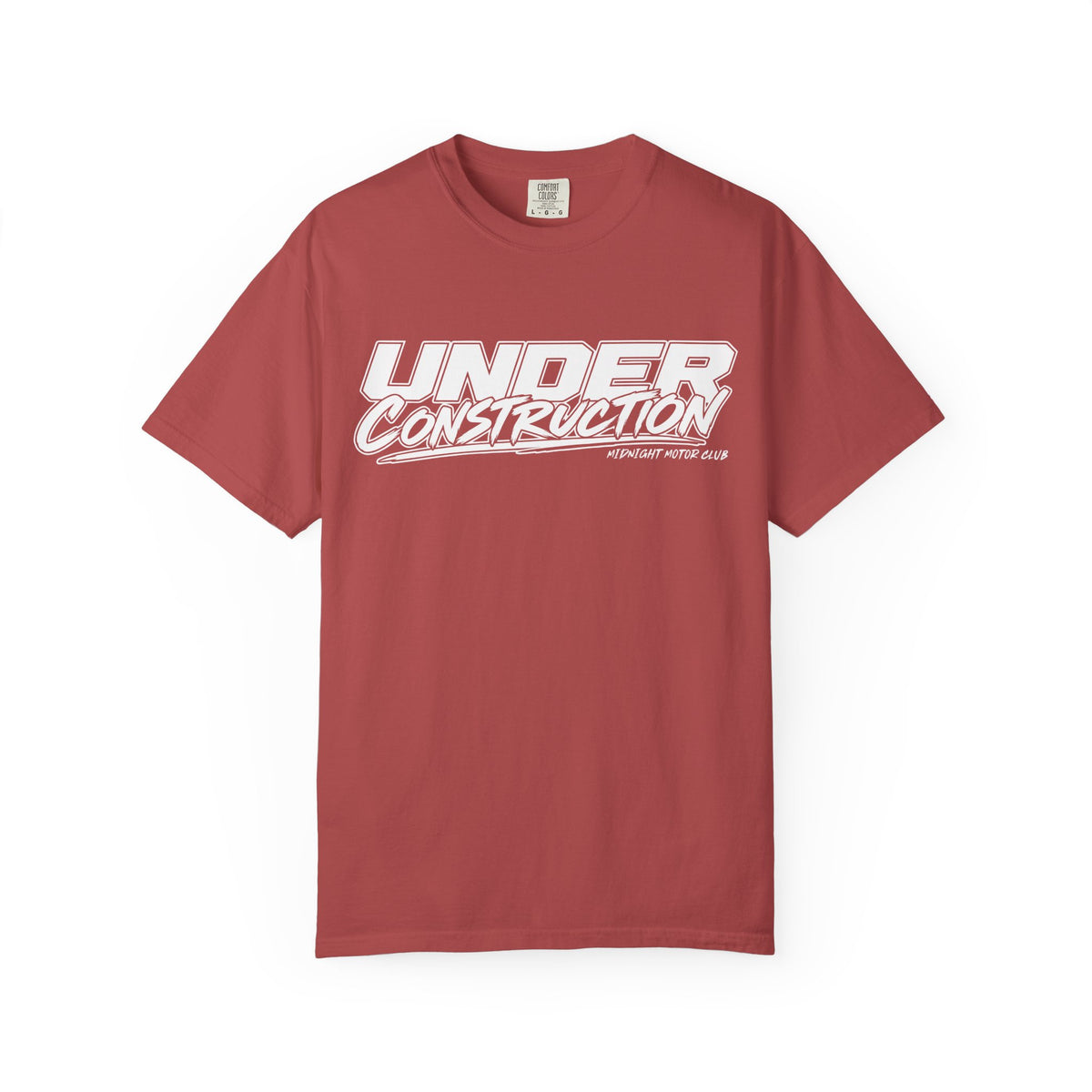 Under Construction Graphic T-Shirt — Bold Logo Tee