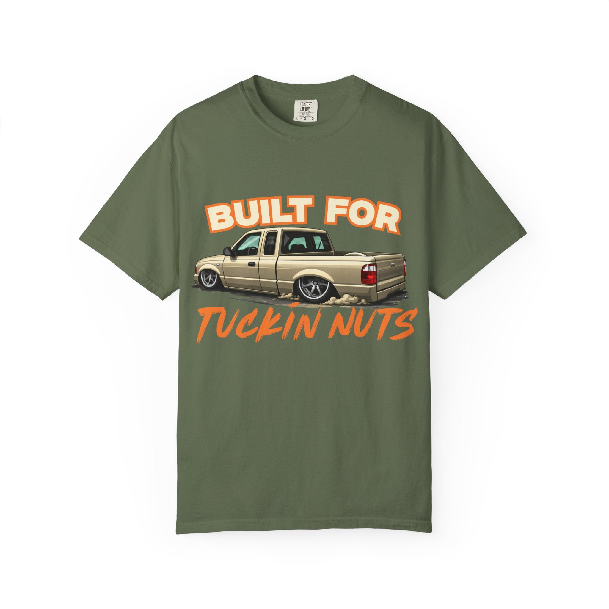 T-Shirt — "Built for Tuckin Nuts" Lowrider Truck Graphic Tee