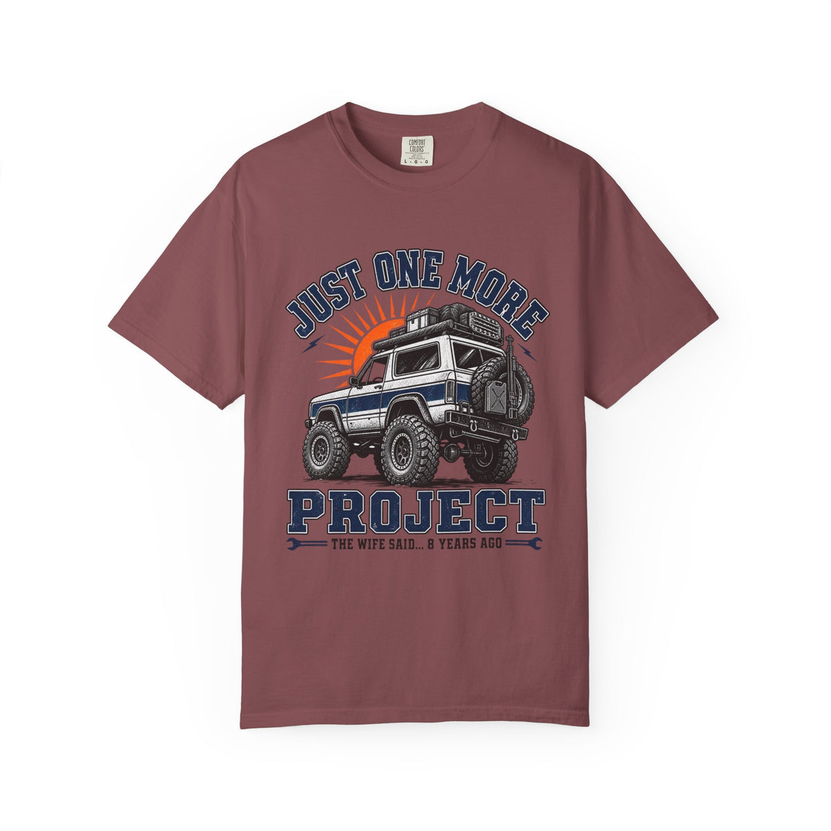 "Just One More Project" Off-Road Truck Graphic Tee
