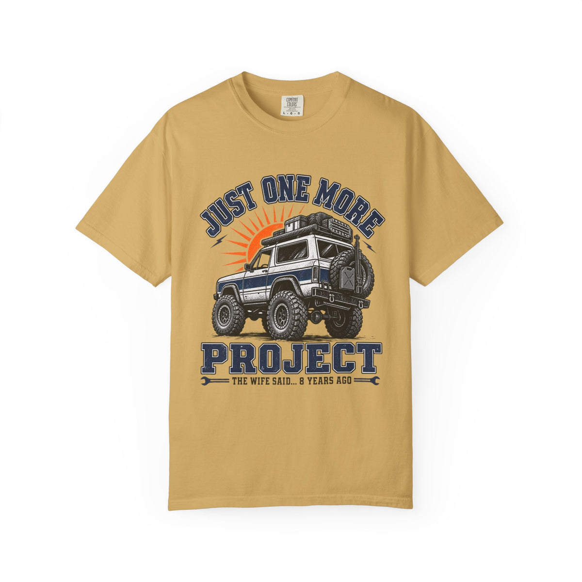 "Just One More Project" Off-Road Truck Graphic Tee