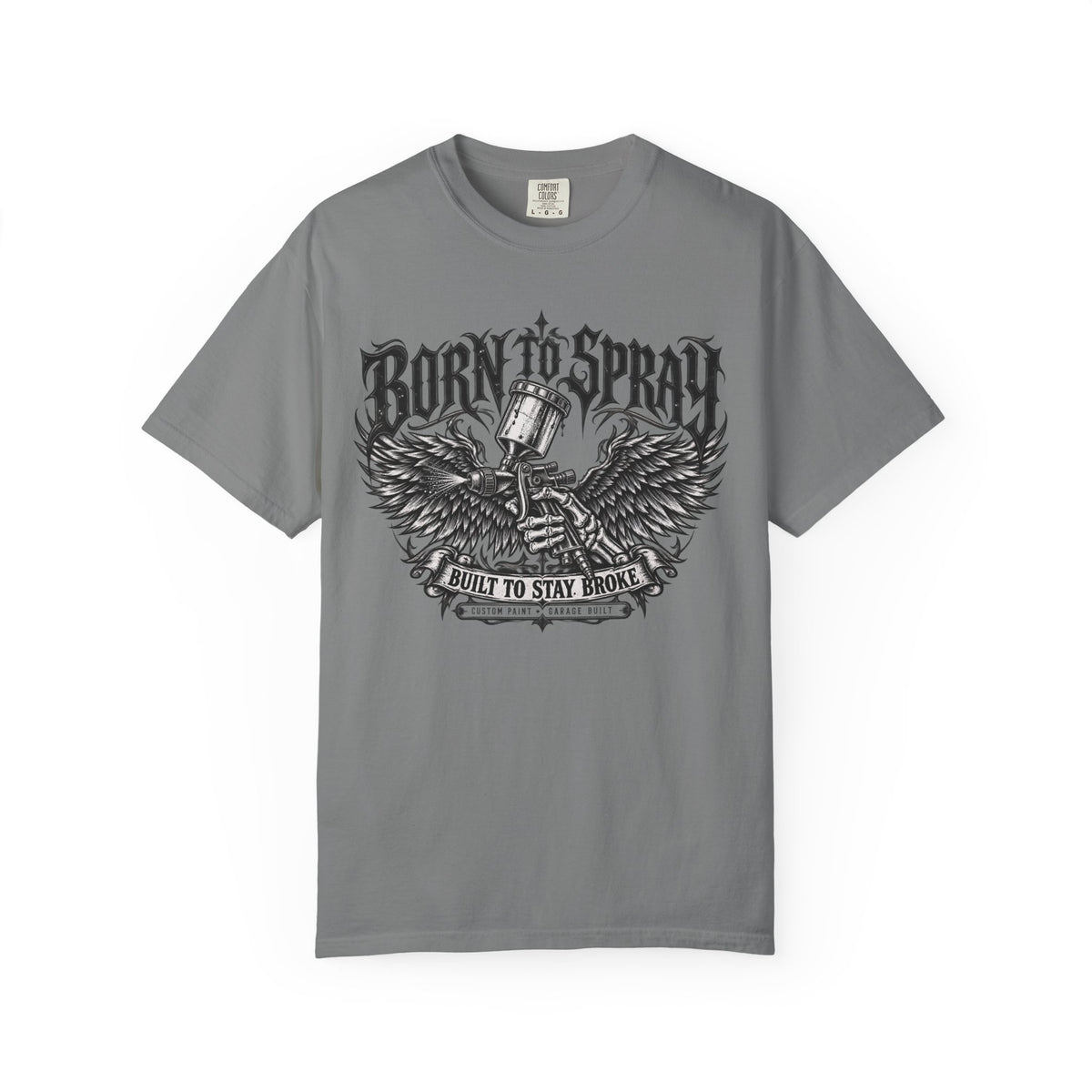'Born to Spray' painters Car Builders Graphic T-Shirt