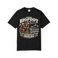 "Sasquatch Builds Too" Hot Rod Mechanic Tee