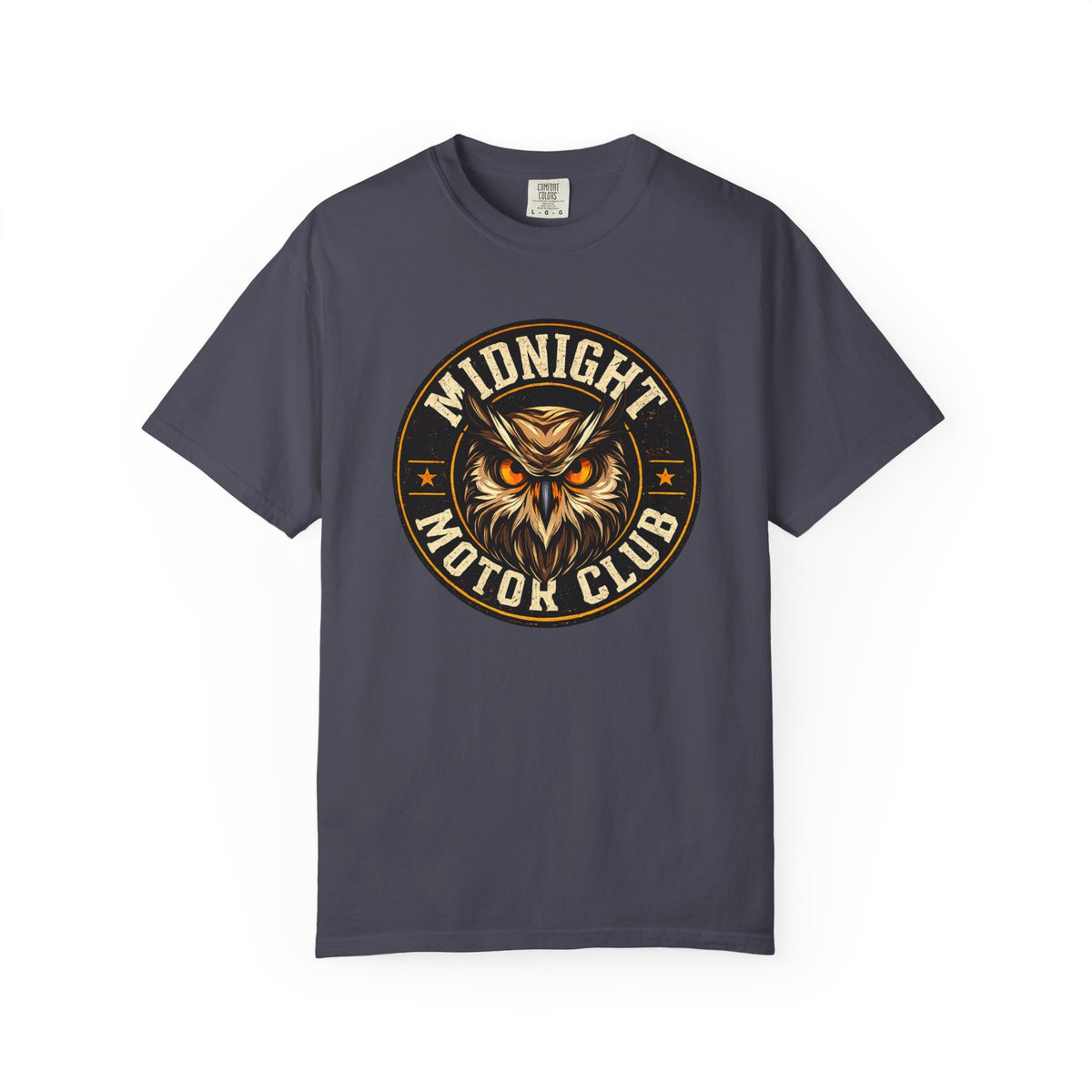 Midnight Motor Club-Owl Mascot Circle Graphic Tee